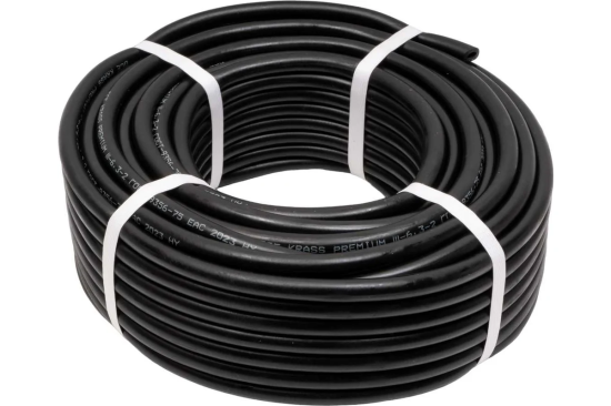 Рукав газовый ф 9,0 мм ЧЕРНЫЙ (бухта 40 м), KRASS