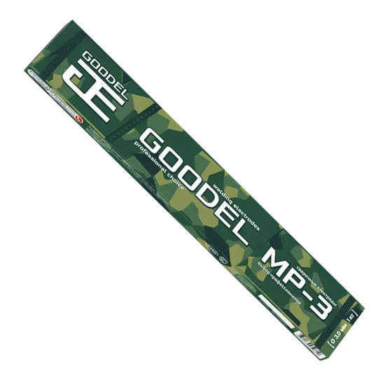 Электроды GOODEL МР-3 ф 3,0 мм, пачка 1 кг