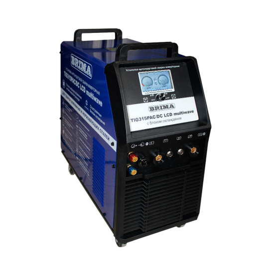 Установка аргонодуговая BRIMA TIG-315P AC/DC LCD multiwave (380 В) БЖО + педаль упр.