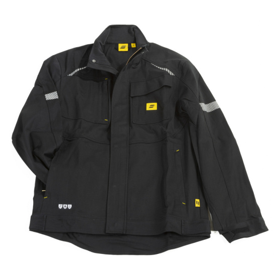 Куртка сварщика ESAB MW2000 FR (чёрная, р. 4XL, рост 187-194 см)