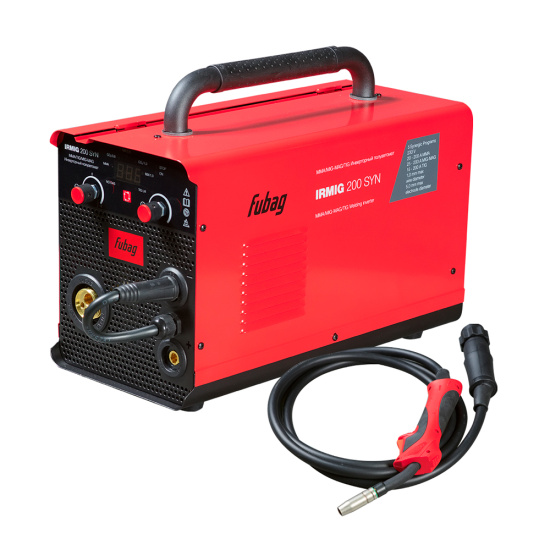 Сварочный полуавтомат FUBAG IRMIG 200 SYN (220 В, горелка 3 м)