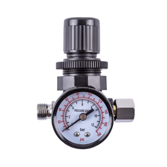 Регулятор давления со встроенным манометром 10 бар, 1/4" AERO, 5771, FoxWeld