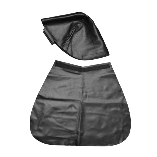 Защита головы и шеи, кожаная, для масок OPTREL СИЗОД (черная)