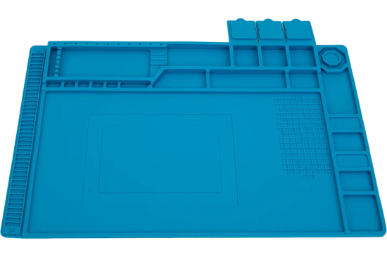 Термостойкий магнитный коврик для пайки и ремонта T-501 (450x300 мм) QUICKO QTST501