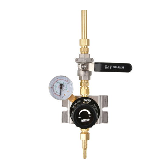 Пост газовый (точка отбора) UNISET AR/CO2 (углекислый газ/аргон), KRASS