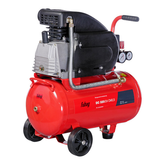 Компрессор масляный коаксиальный DС 320/24 CM2,5  (220 В), FUBAG