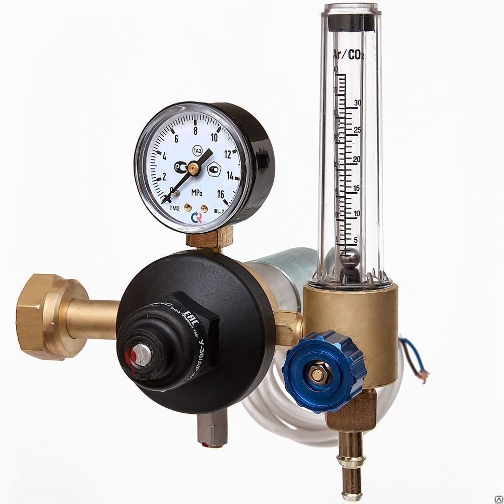 Регулятор универсальный У-30/АР-40-КР1П-Р (углек./арг., маном.+ротаметр, с подогревателем), REDIUS