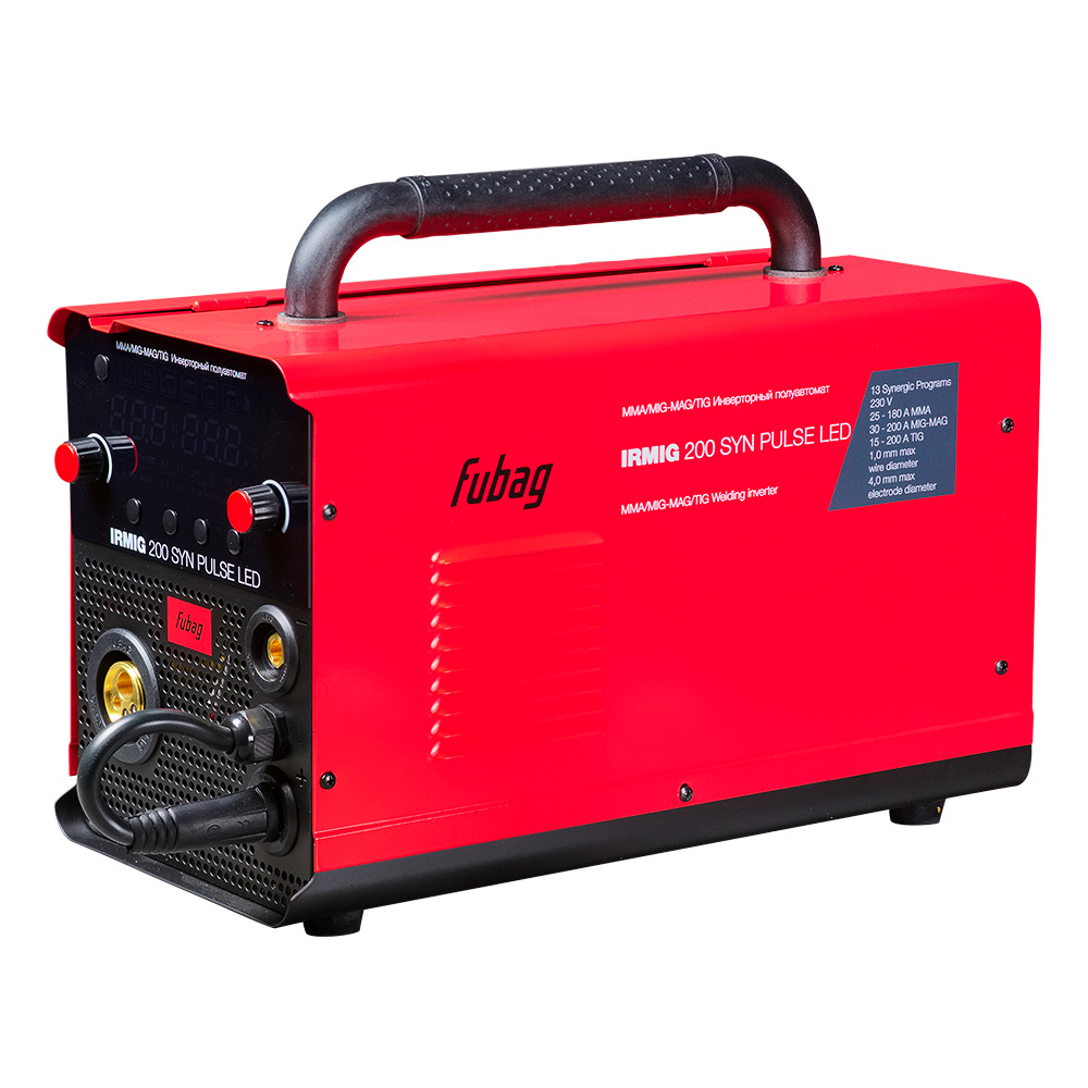 Сварочный полуавтомат FUBAG IRMIG 200 SYN PULSE LED (220 В, горелка)