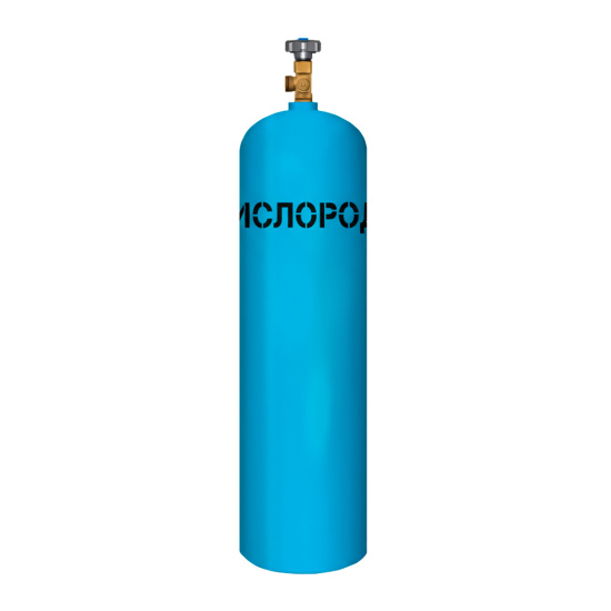 Баллон кислородный 5 -150У (новый, 5 л пустой) с ВК-1, Ярпожинвест