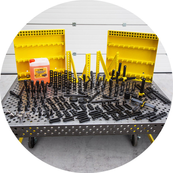 Комплект универсальный сварочно-сборочного стола Комплект универсальный сварочно-сборочного стола