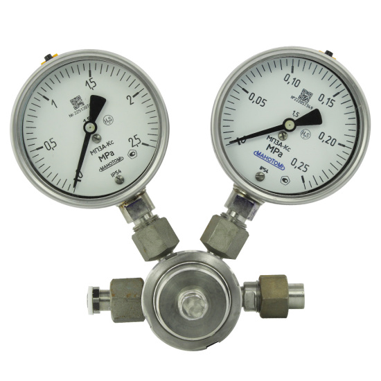 Редуктор аммиачный БАМО-1,2-1 исп. 09-98 (с манометром ф 100 мм), БАМЗ