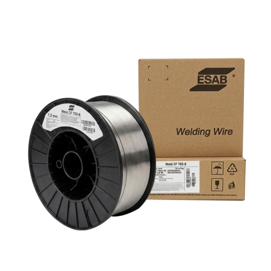 Сварочная Проволока полирован. ESAB Weld CF 70S-6 ф 1,2 мм (кассета 18 кг)