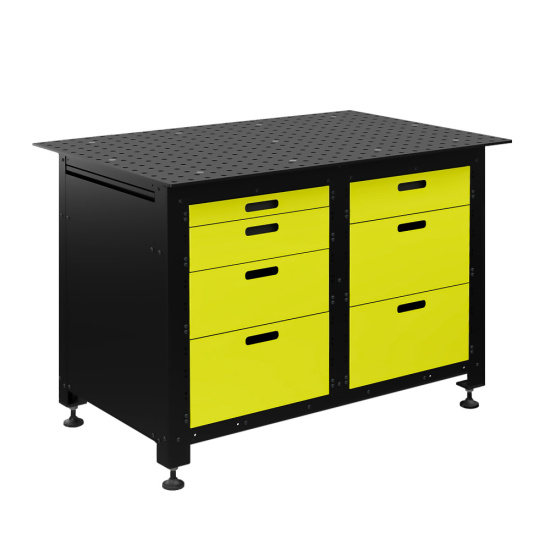 Стол-верстак сварочно-сборочный 1200x800x850 мм азотированный (8 мм), СТАРК-ПРОФИ Стол-верстак сварочно-сборочный 1200x800x850 мм азотированный (8 мм), СТАРК-ПРОФИ